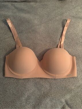 Nautica Intimates Bra 38C Light Pink Removable Straps Underwire Lightly Padded
